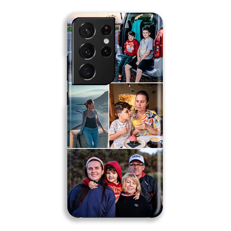 Samsung Galaxy S21 Ultra Case - Custom Phone Case - Create your Own Phone Case - 4 Pictures - FREE CUSTOM